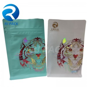 Genti cu fund plat cu fermoar cu buzunar cu ștampilare UV